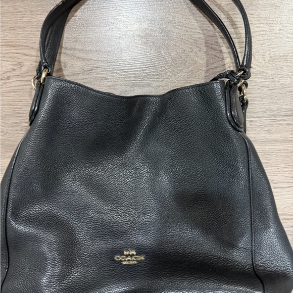 Coach Handbags - Coach Black Leather Hobo Bag